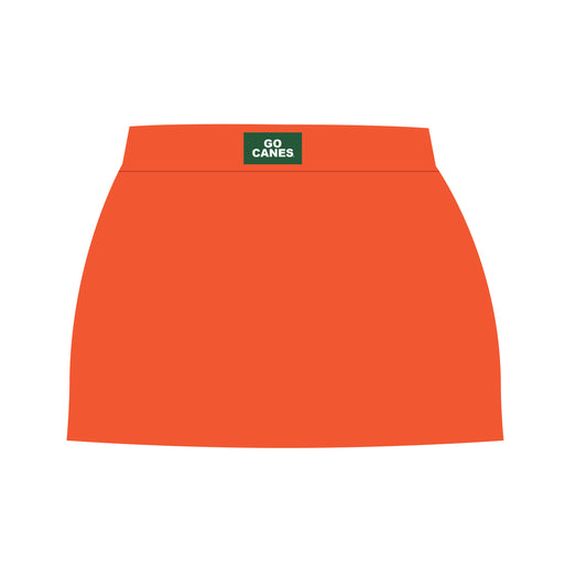 The Anna Active Skort Go Canes Woven Label | Youth Orange