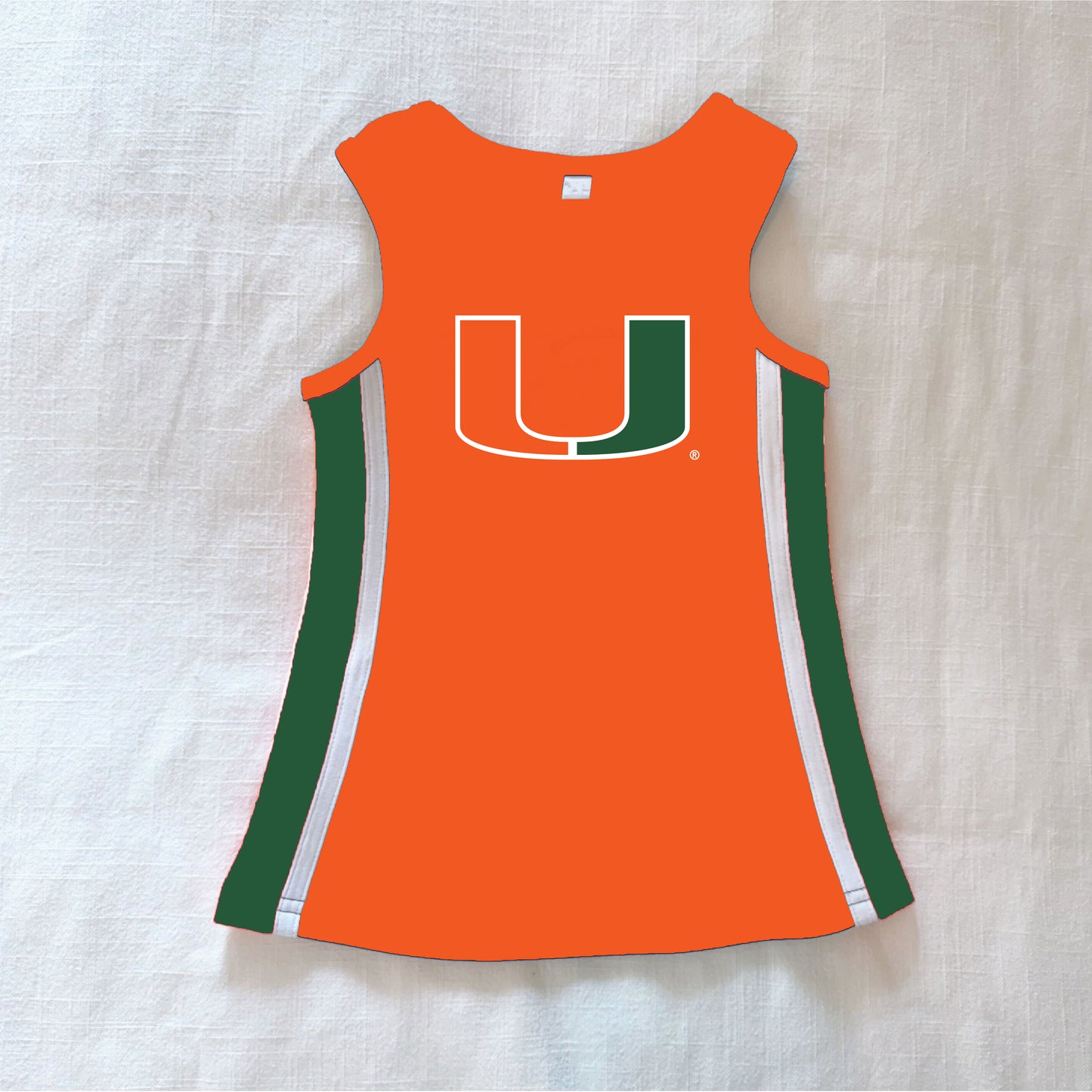 The Power Stripe Cheer Dress Miami | Youth Orange