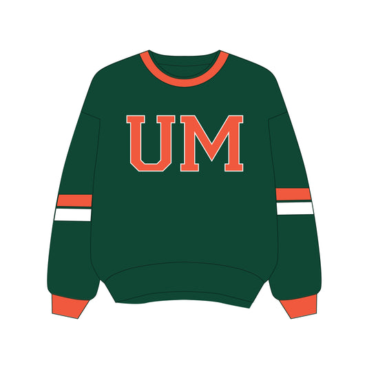 The Virginia Varsity Crewneck Miami | Green