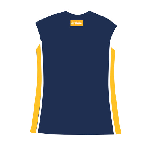 The Campbell Cap Sleeve Dress Go Blue Woven Label | Navy