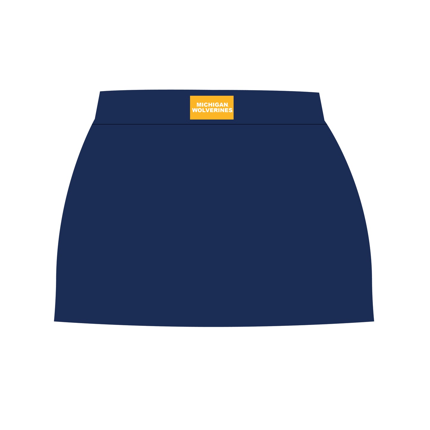 The Anna Active Skort Michigan Wolverines Woven Label | Navy