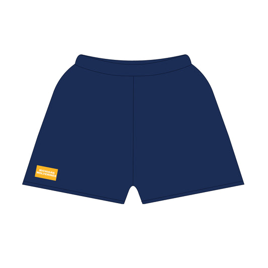 The Becca Shorts Michigan Wolverines Woven Label | Youth Navy