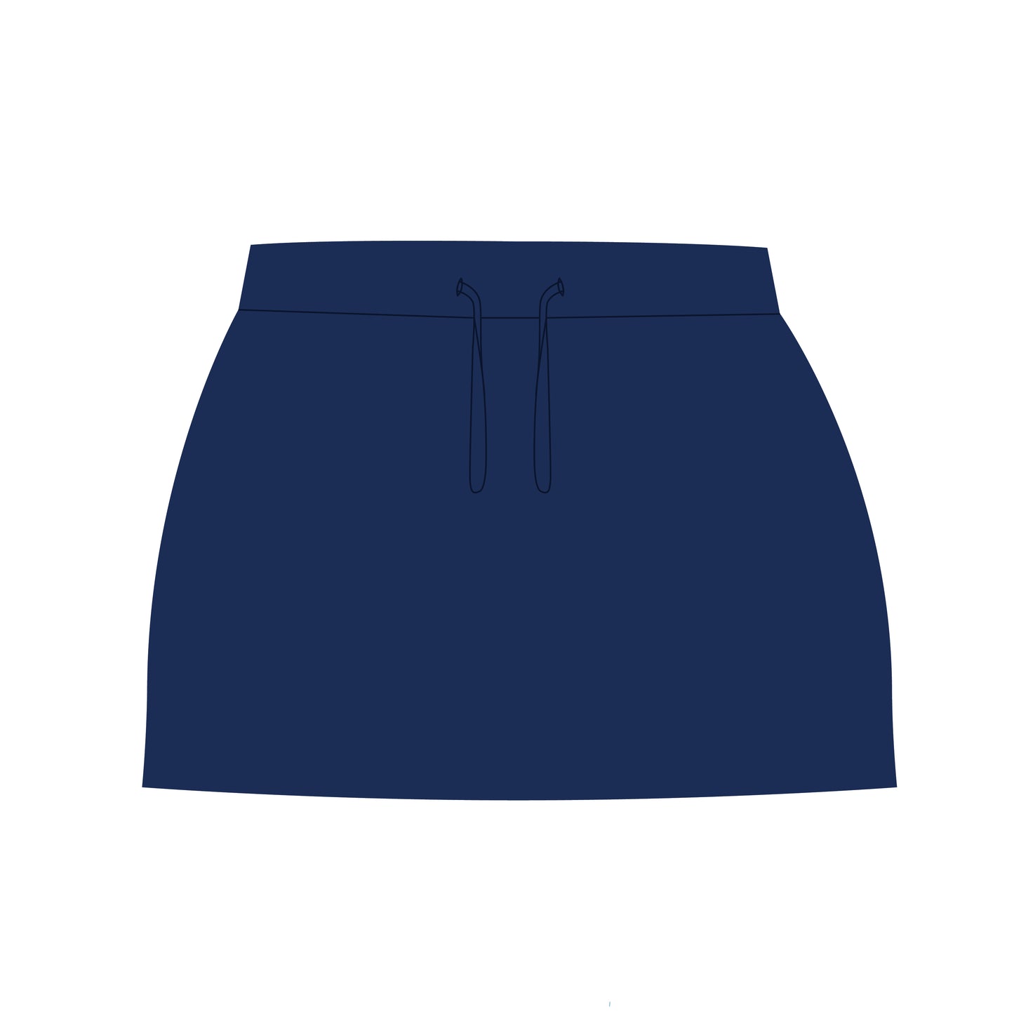 The Anna Active Skort Michigan Wolverines Woven Label | Navy
