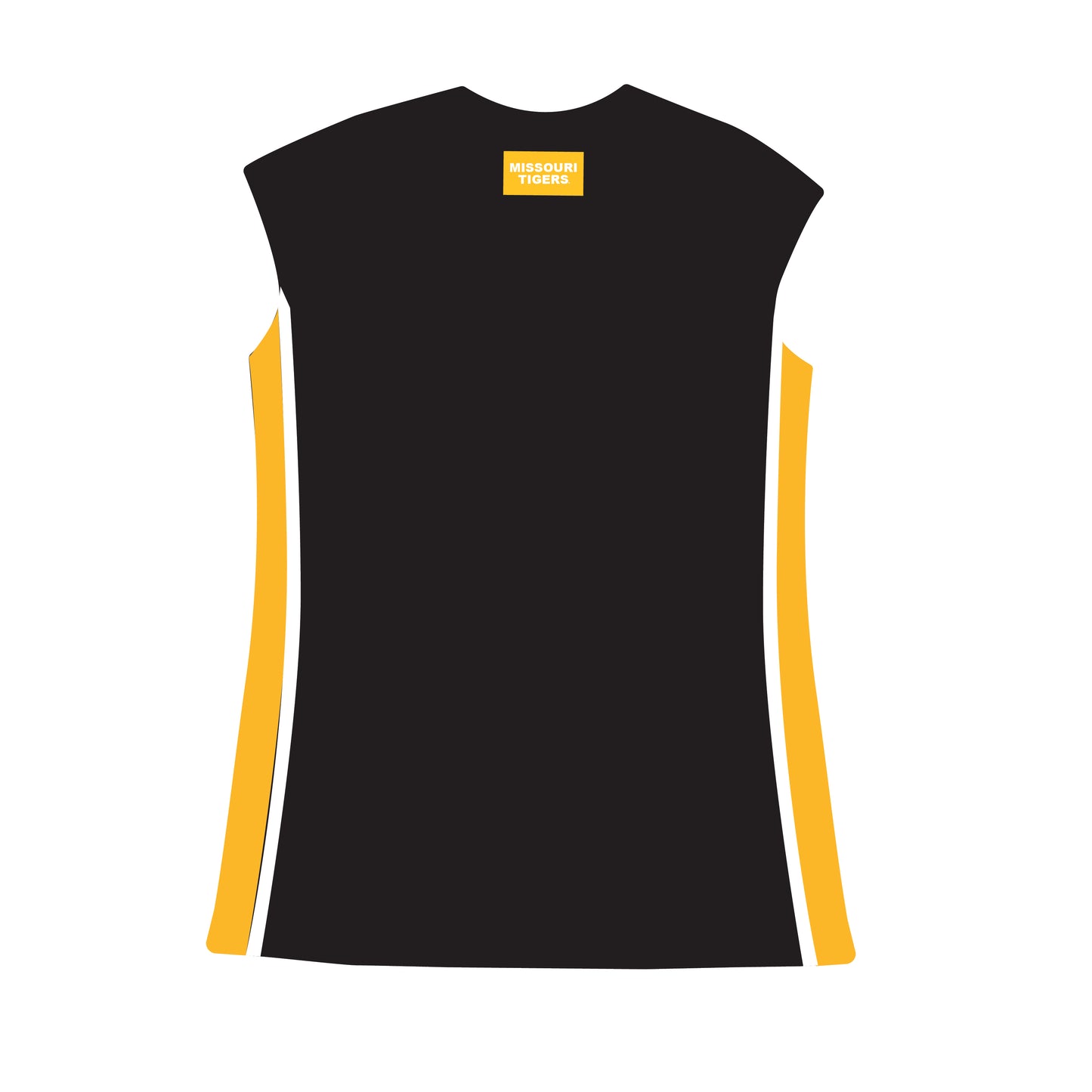 The Campbell Cap Sleeve Dress Missouri Tigers Woven Label | Youth Black