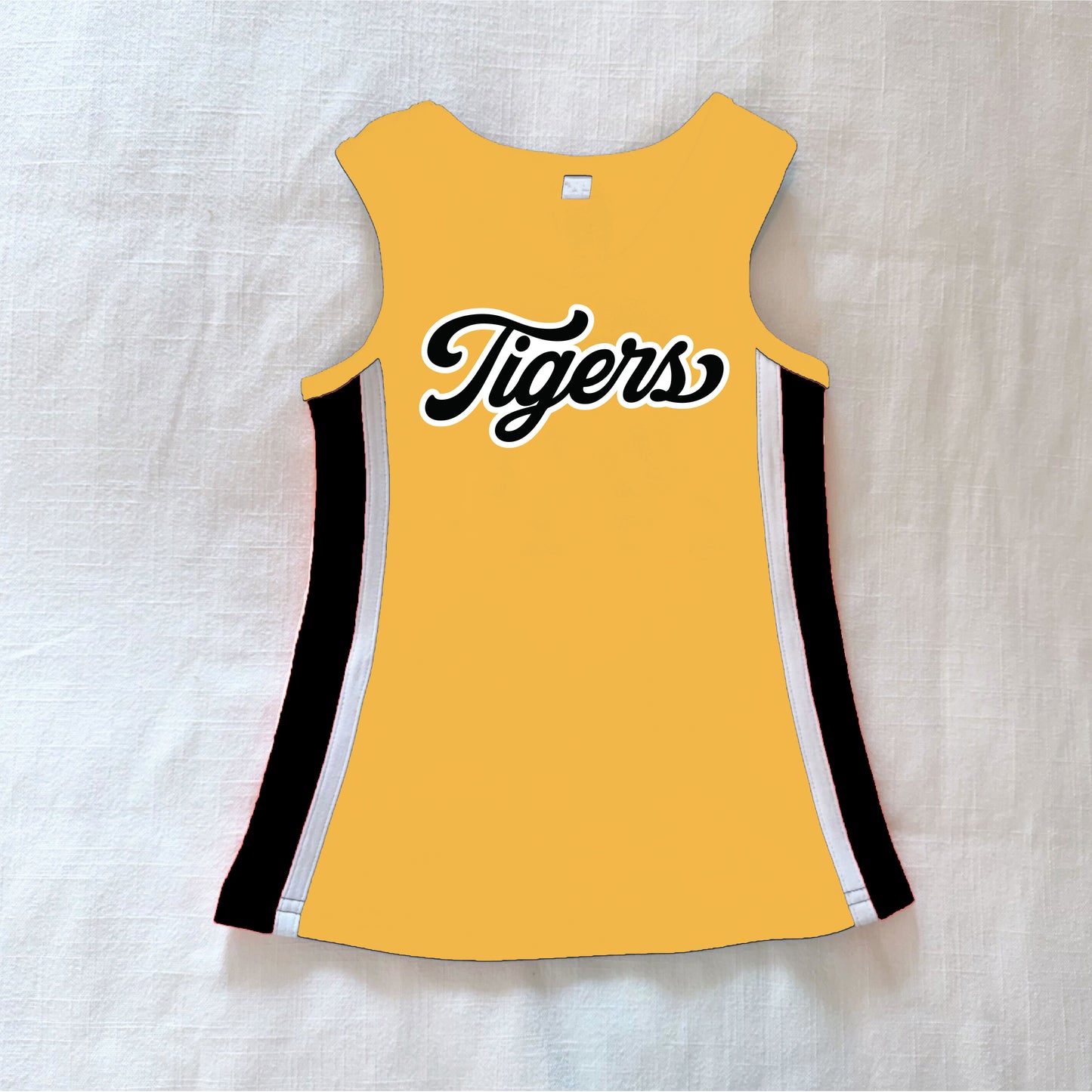 The Power Stripe Cheer Dress Missouri | Youth Gold