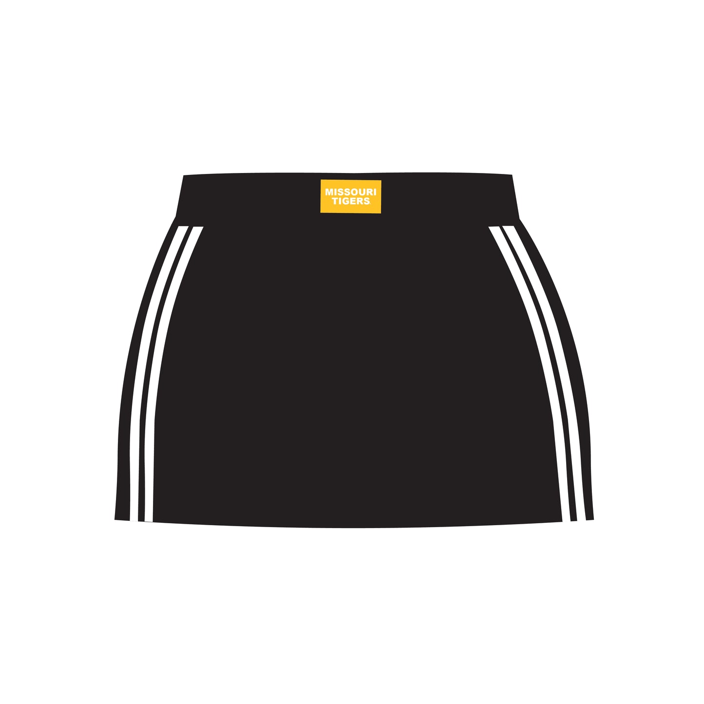 The Savannah Sporty Skort Missouri Tigers Woven Label | Youth Black