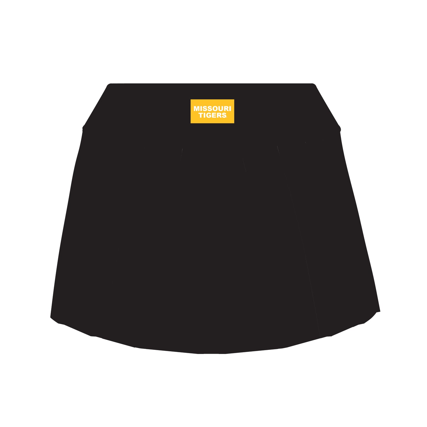 The Alli Tennis Skort Missouri Tigers Woven Label | Black
