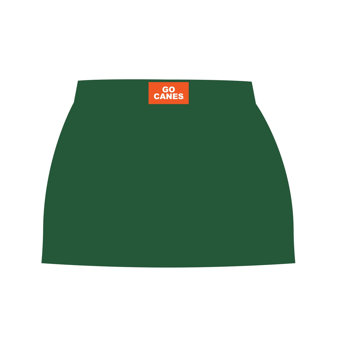 The Hayden High Waisted Skort Go Canes Woven Label | Green