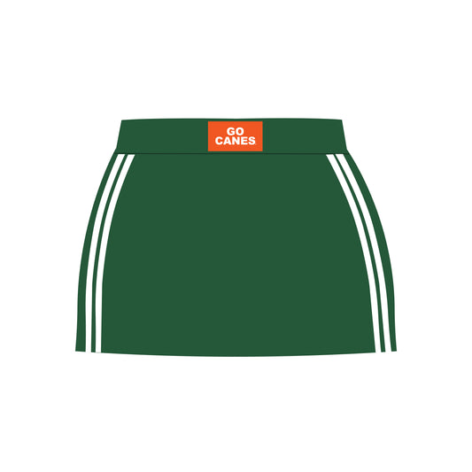 The Savannah Sporty Skort Go Canes Woven Label | Green