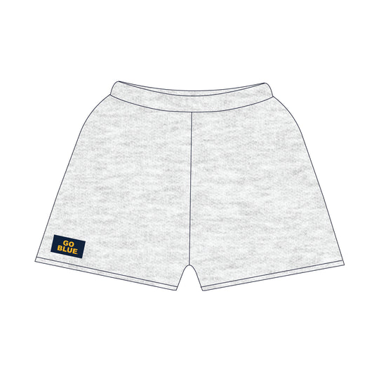 The Becca Shorts Go Blue Woven Label | Ash
