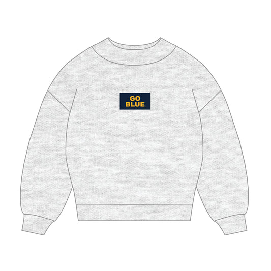 The Mary Mockneck Go Blue Woven Label | Ash