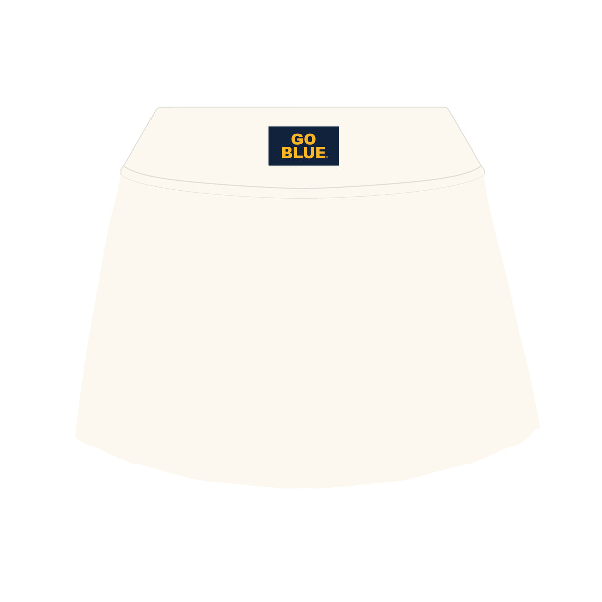 The Alli Tennis Skort Go Blue Woven Label | Bone