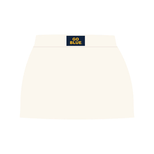 The Hayden High Waisted Skort Go Blue Woven Label | Bone