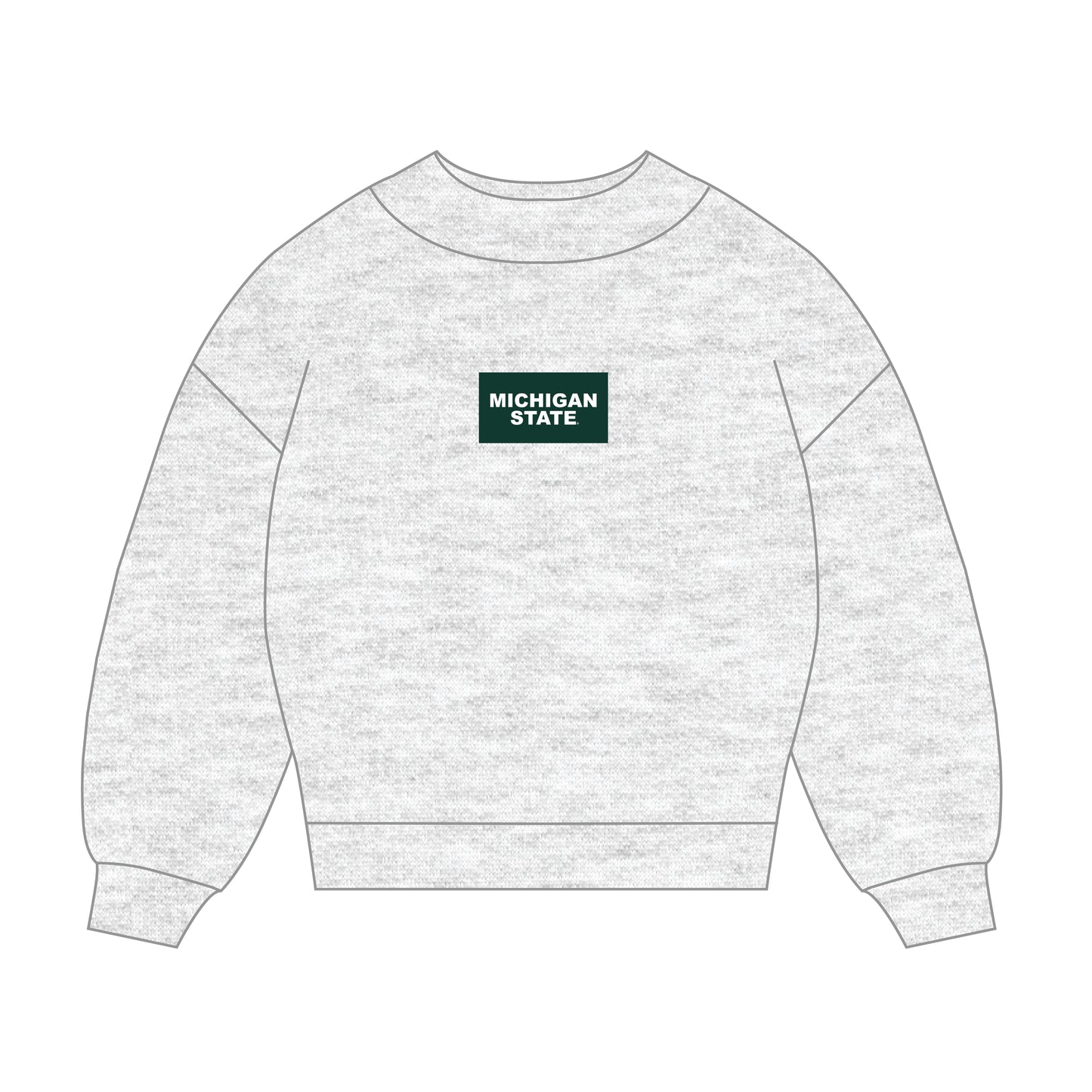 The Mary Mockneck Michigan State Woven Label | Ash