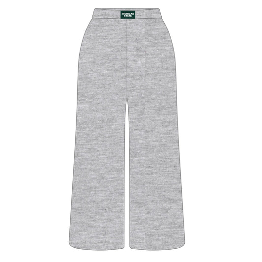 The Ava Airy Pants Michigan State Woven Label | Heather Grey