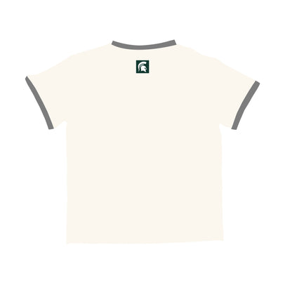 The Roxy Ringer Tee Michigan State | Bone