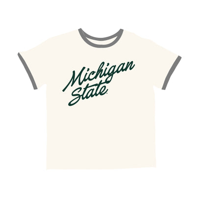 The Roxy Ringer Tee Michigan State | Bone