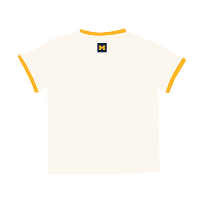 The Roxy Ringer Tee Michigan | Bone