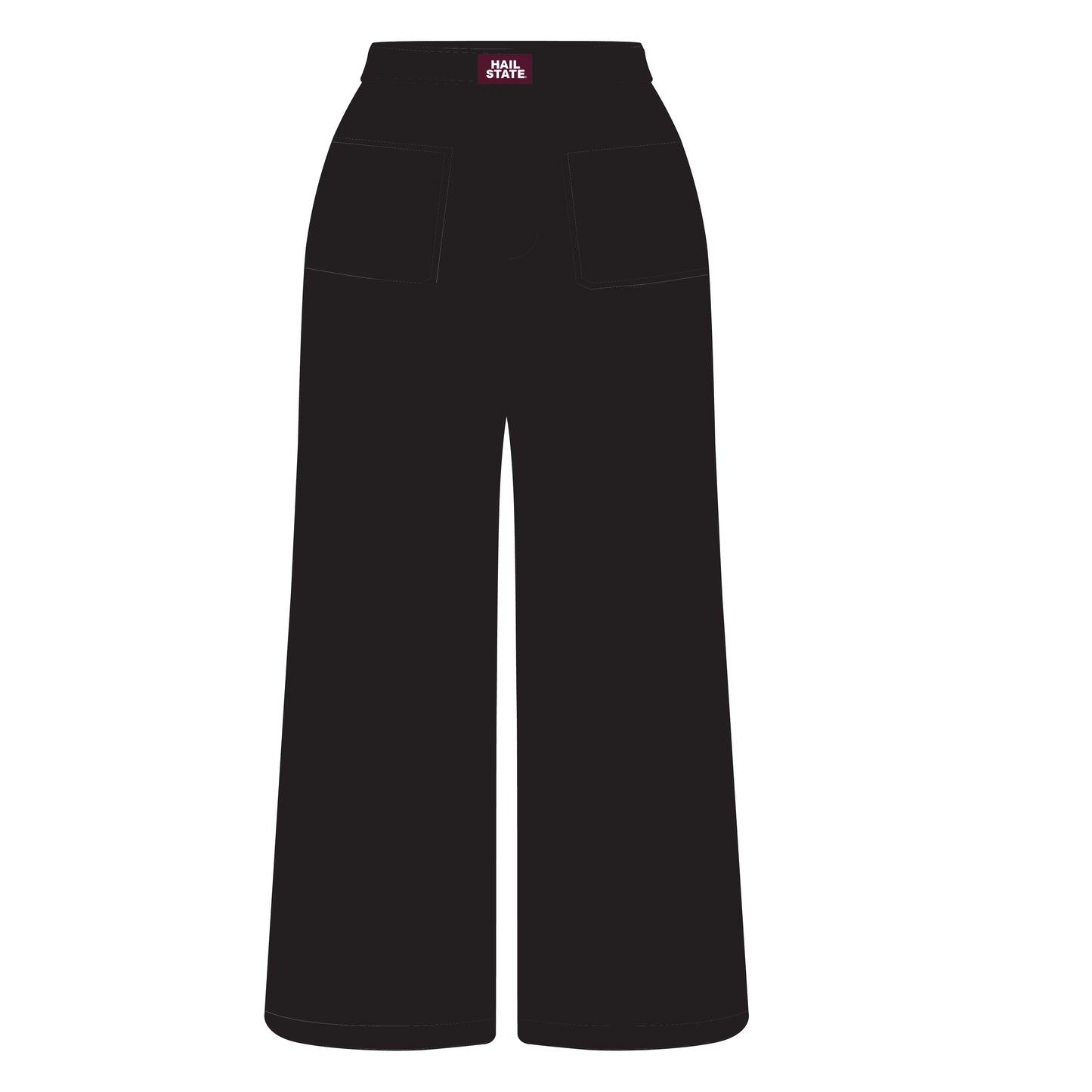 The Ava Airy Pants Hail State Woven Label | Youth Black