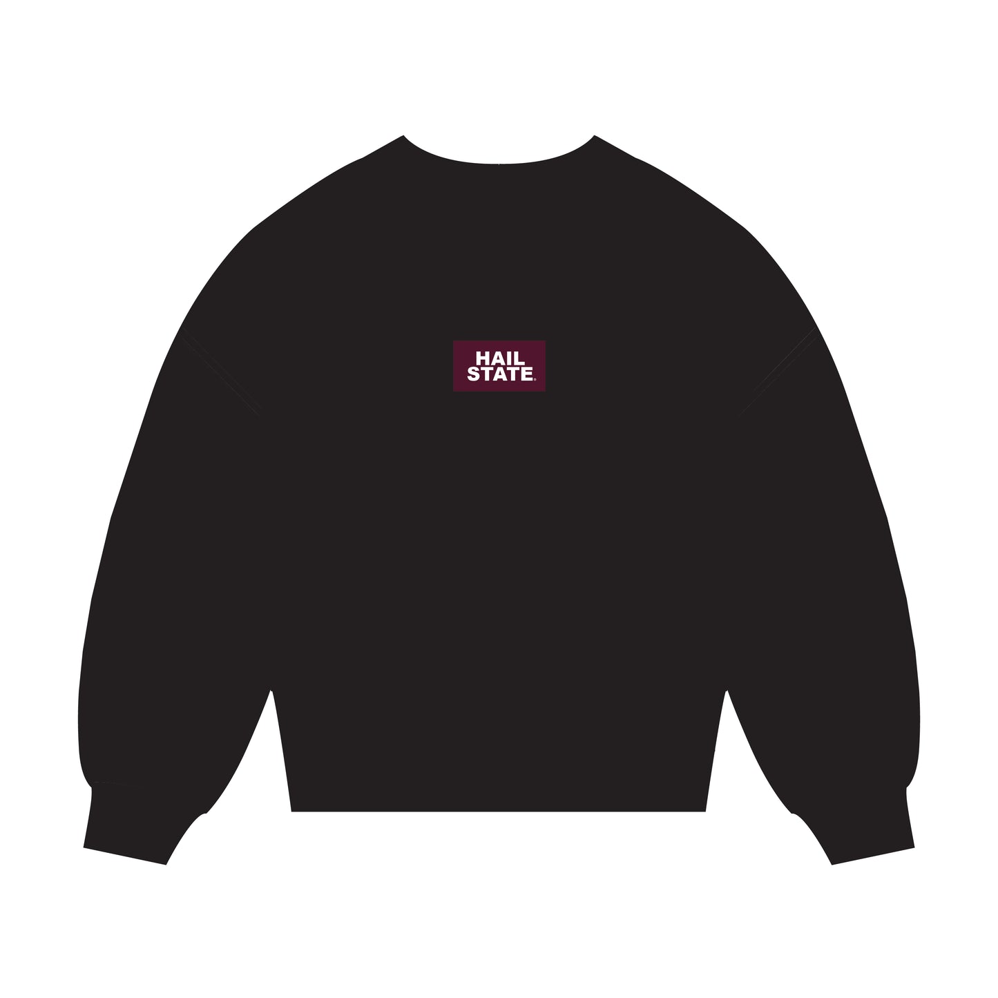 The Mary Mockneck Hail State Woven Label | Black