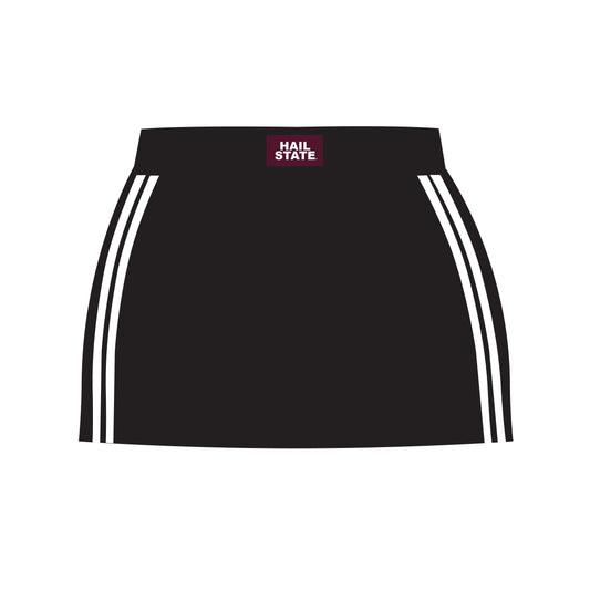 The Savannah Sporty Skort Hail State Woven Label | Youth Black