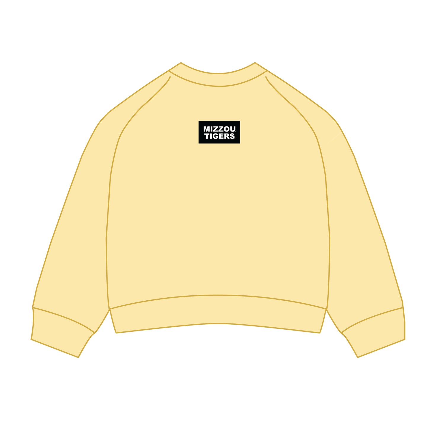 The Ava Airy Crewneck Mizzou Tigers Woven Label | Youth Butter