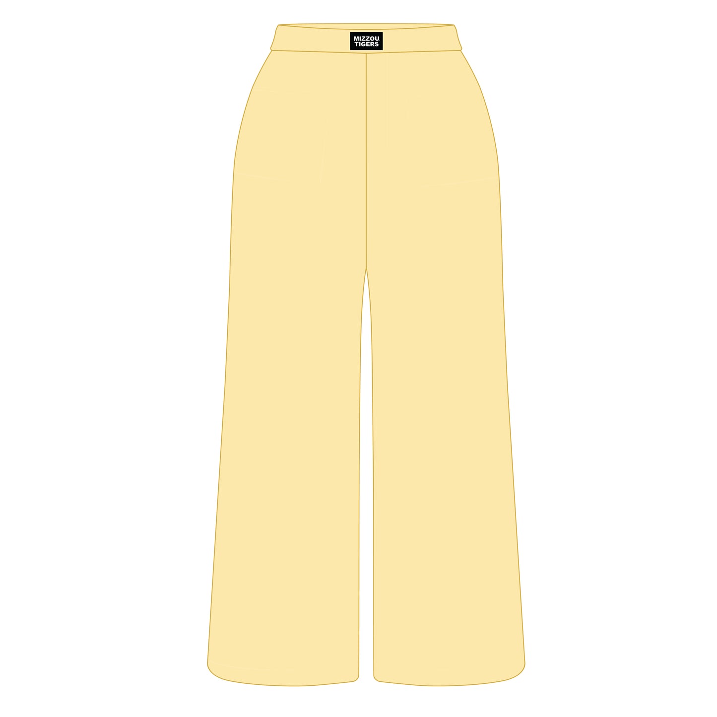 The Ava Airy Pants Mizzou Tigers Woven Label | Butter