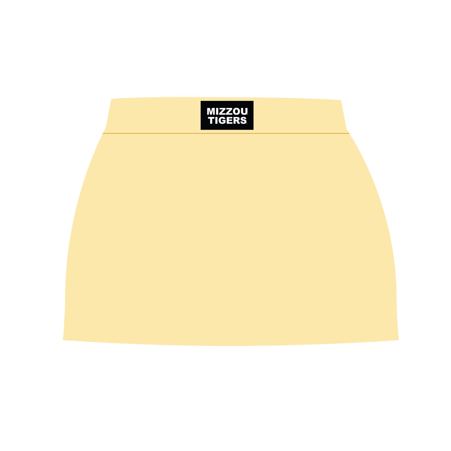 The Hayden High Waisted Skort Mizzou Tigers Woven Label | Butter