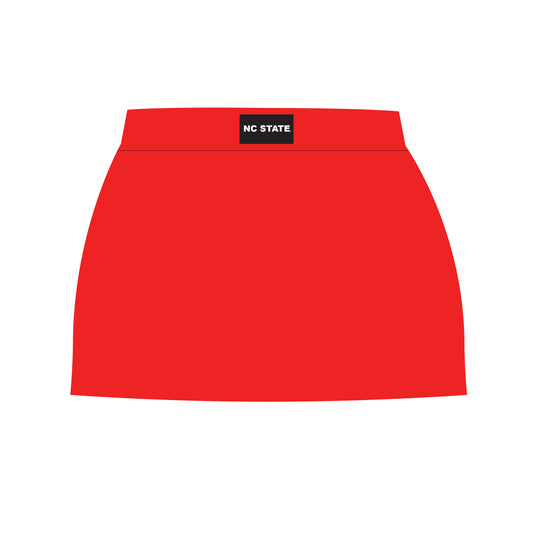 The Anna Active Skort NC State Woven Label | Red