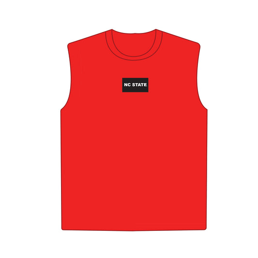 The Anna Active Tank NC State Woven Label | Red