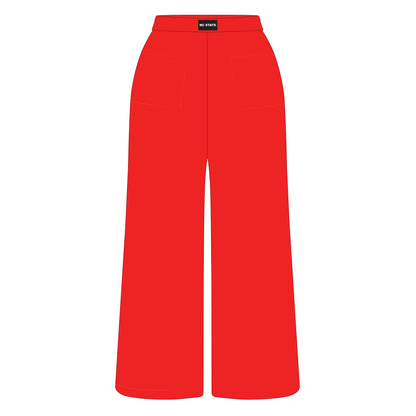 The Ava Airy Pants NC State Woven Label | Youth Bright Red