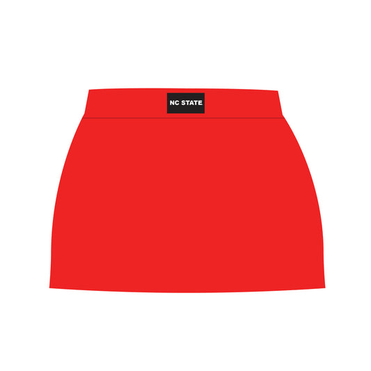 The Hayden High Waisted Skort NC State Woven Label | Bright Red