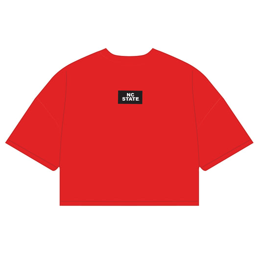 The Kristen Airy Shirt NC State Woven Label | Red