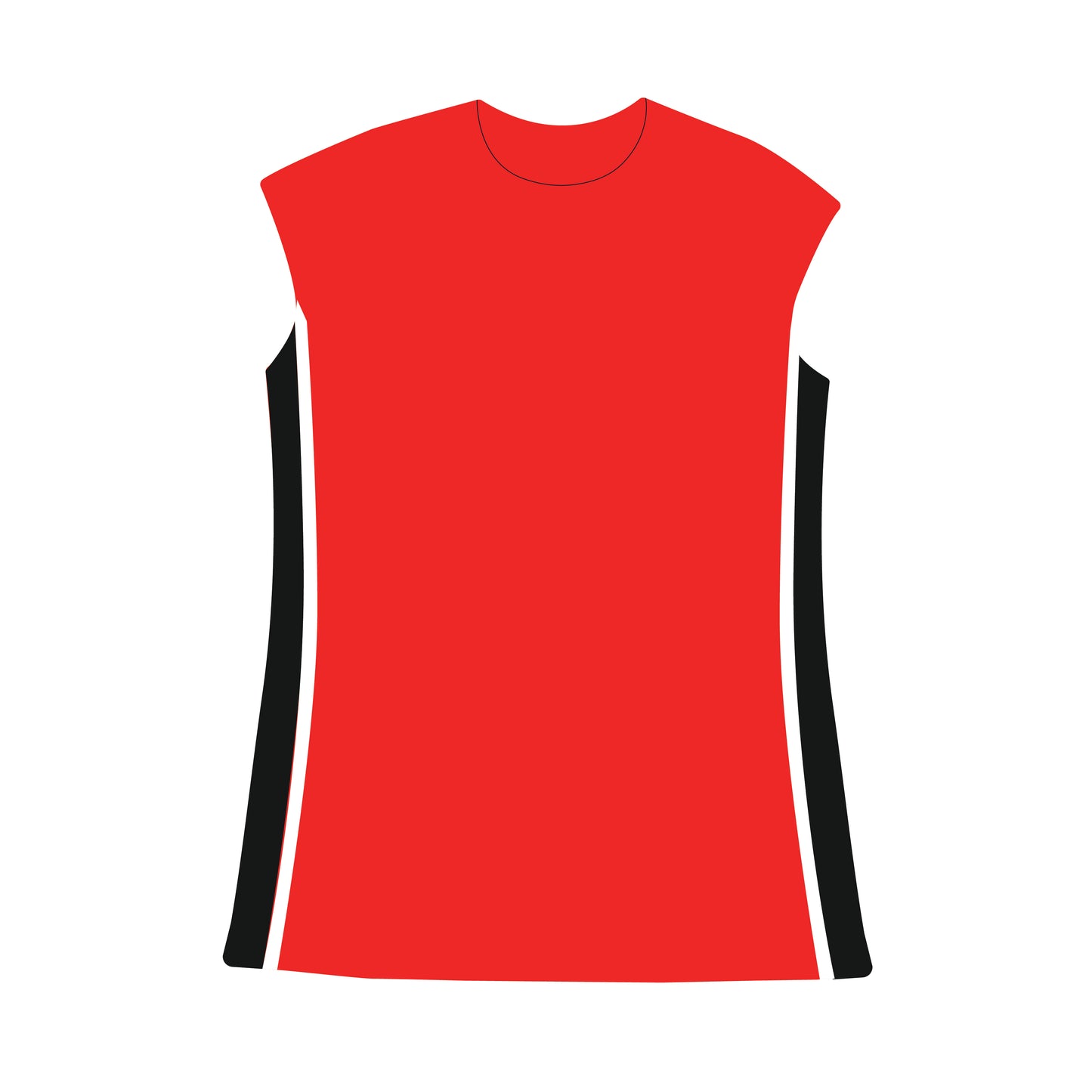 The Campbell Cap Sleeve Dress NC State Woven Label | Youth Bright Red