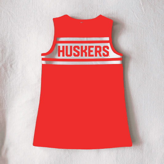 The Classic Cheer Dress Nebraska | Youth Bright Red