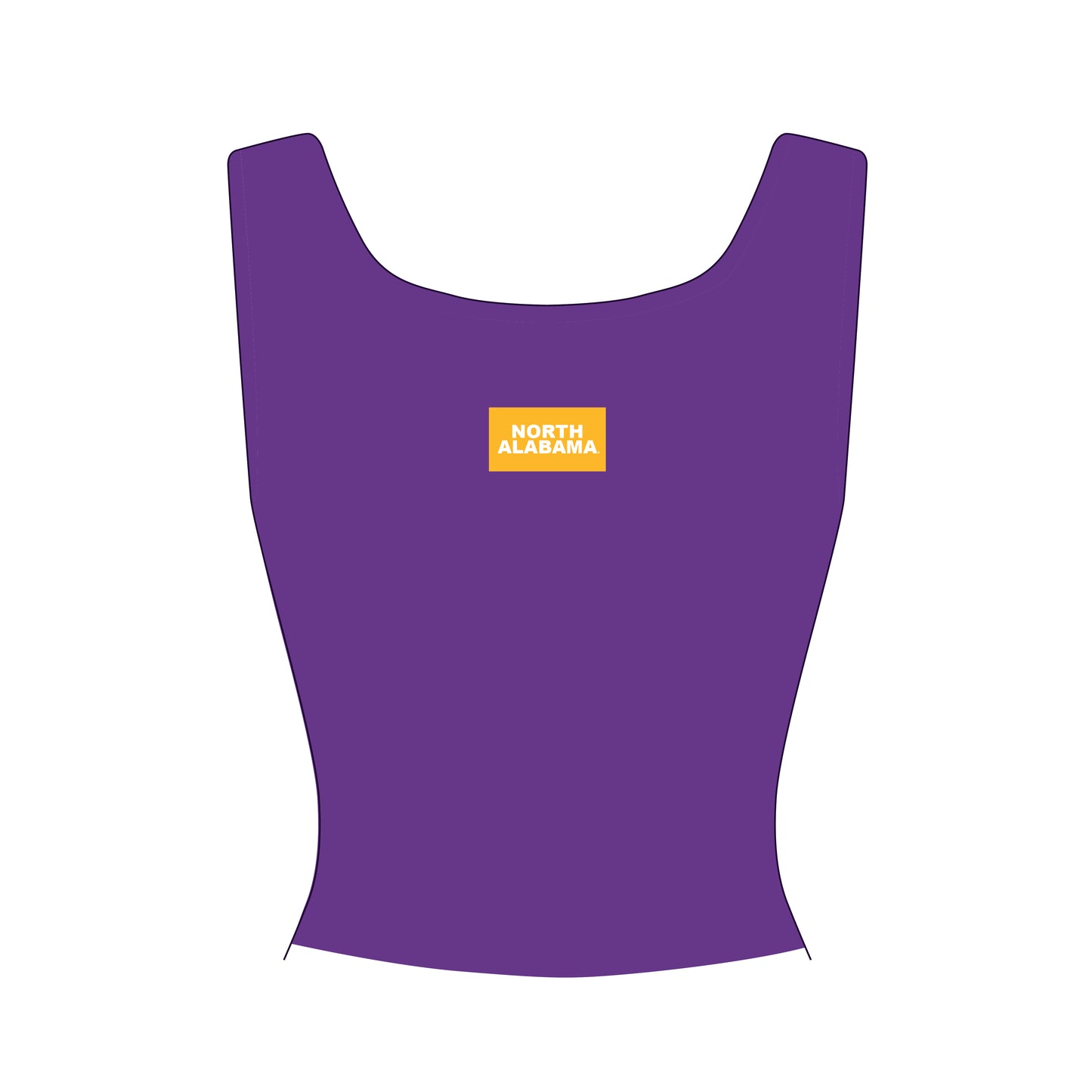 The Alli Airy Tank North Alabama Woven Label | Purple