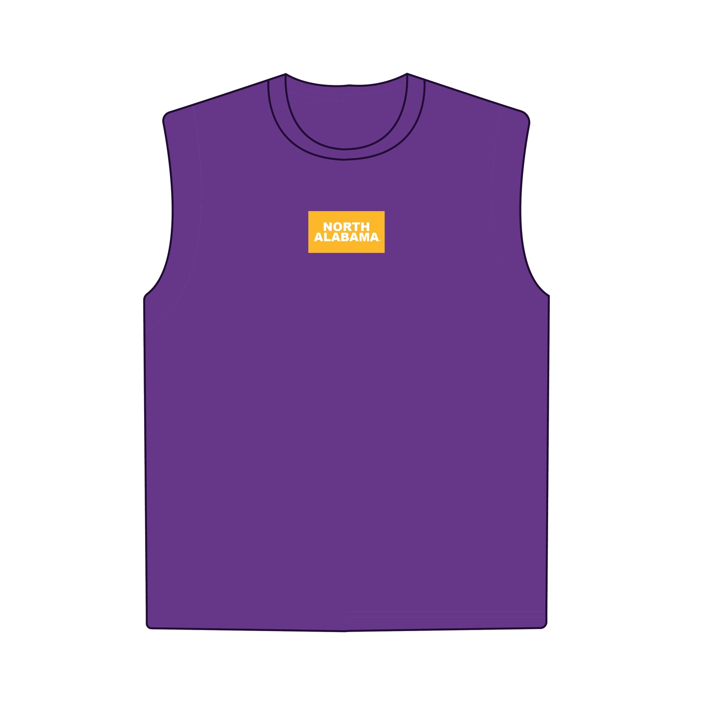 The Anna Active Tank North Alabama Woven Label | Purple