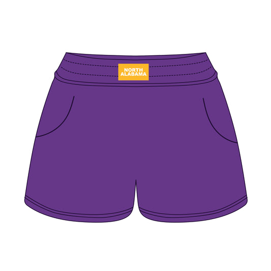 The Ava Airy Shorts North Alabama Woven Label | Youth Purple