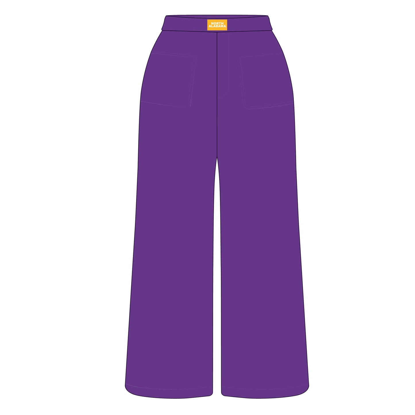 The Ava Airy Pants North Alabama Woven Label | Purple