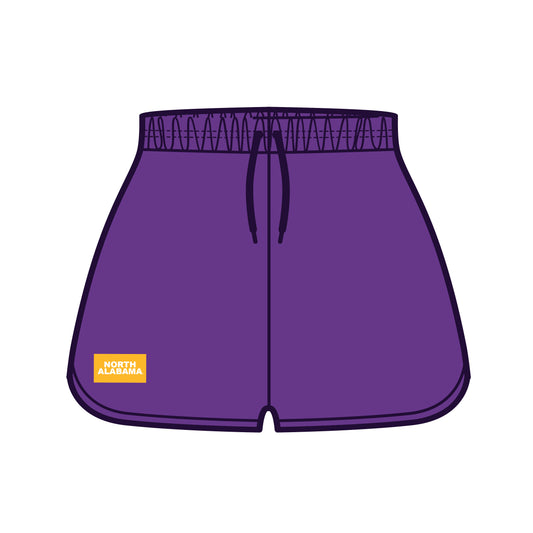 The Kristen Airy Lounge Shorts North Alabama Woven Label | Purple