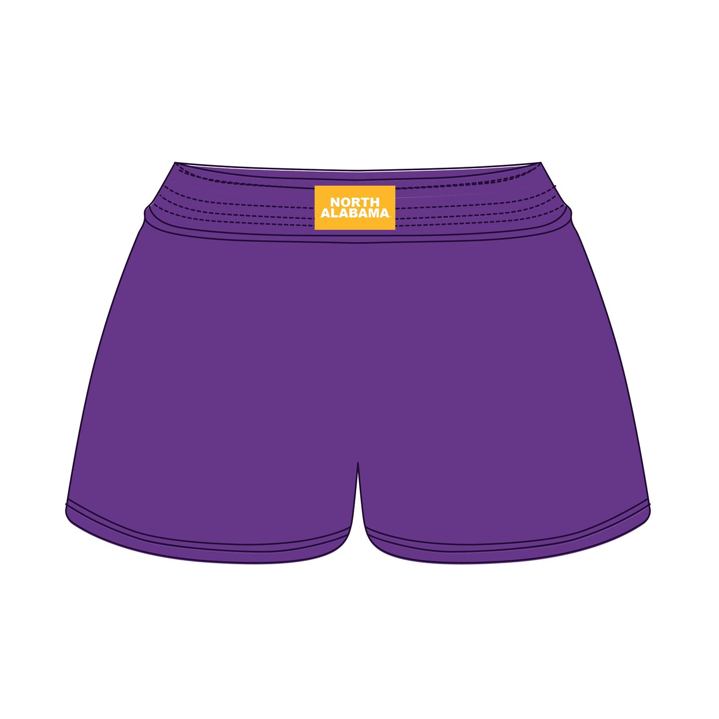 The Liz Nylon Shorts North Alabama Woven Label | Purple