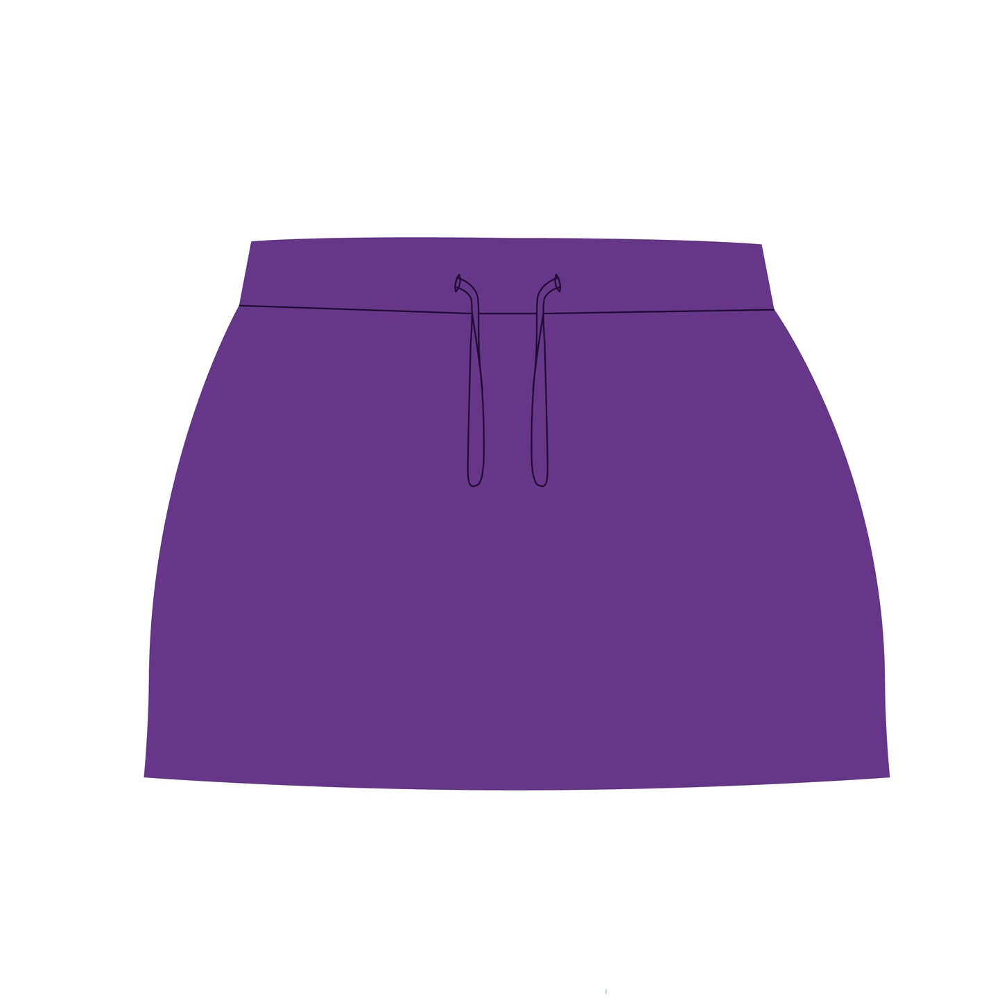 The Anna Active Skort North Alabama Woven Label | Purple