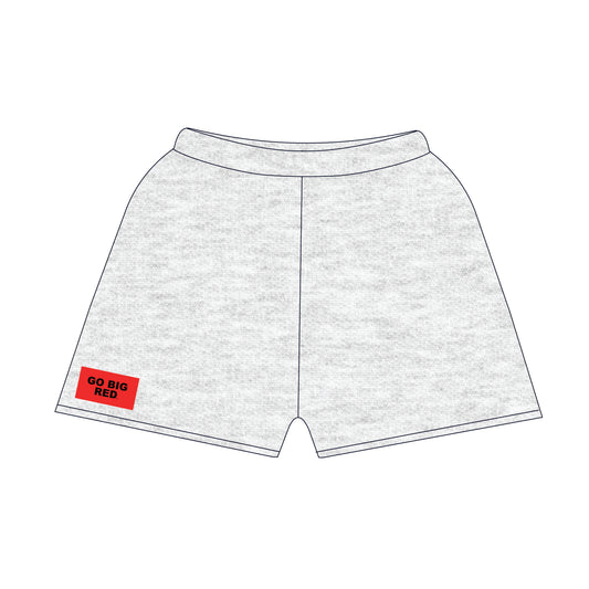 The Becca Shorts Go Big red Woven Label | Youth Ash