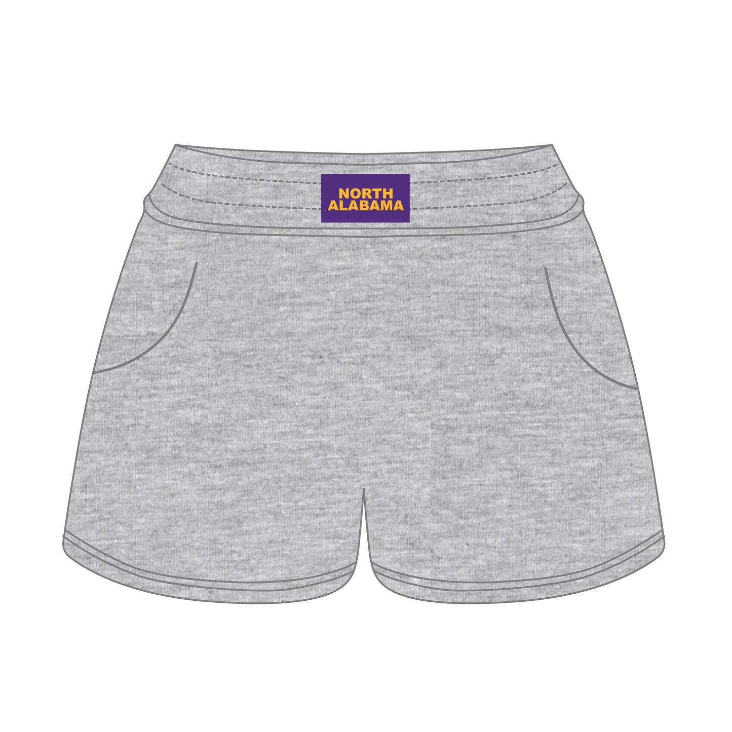 The Ava Airy Shorts North Alabama Woven Label | Youth Heather Grey