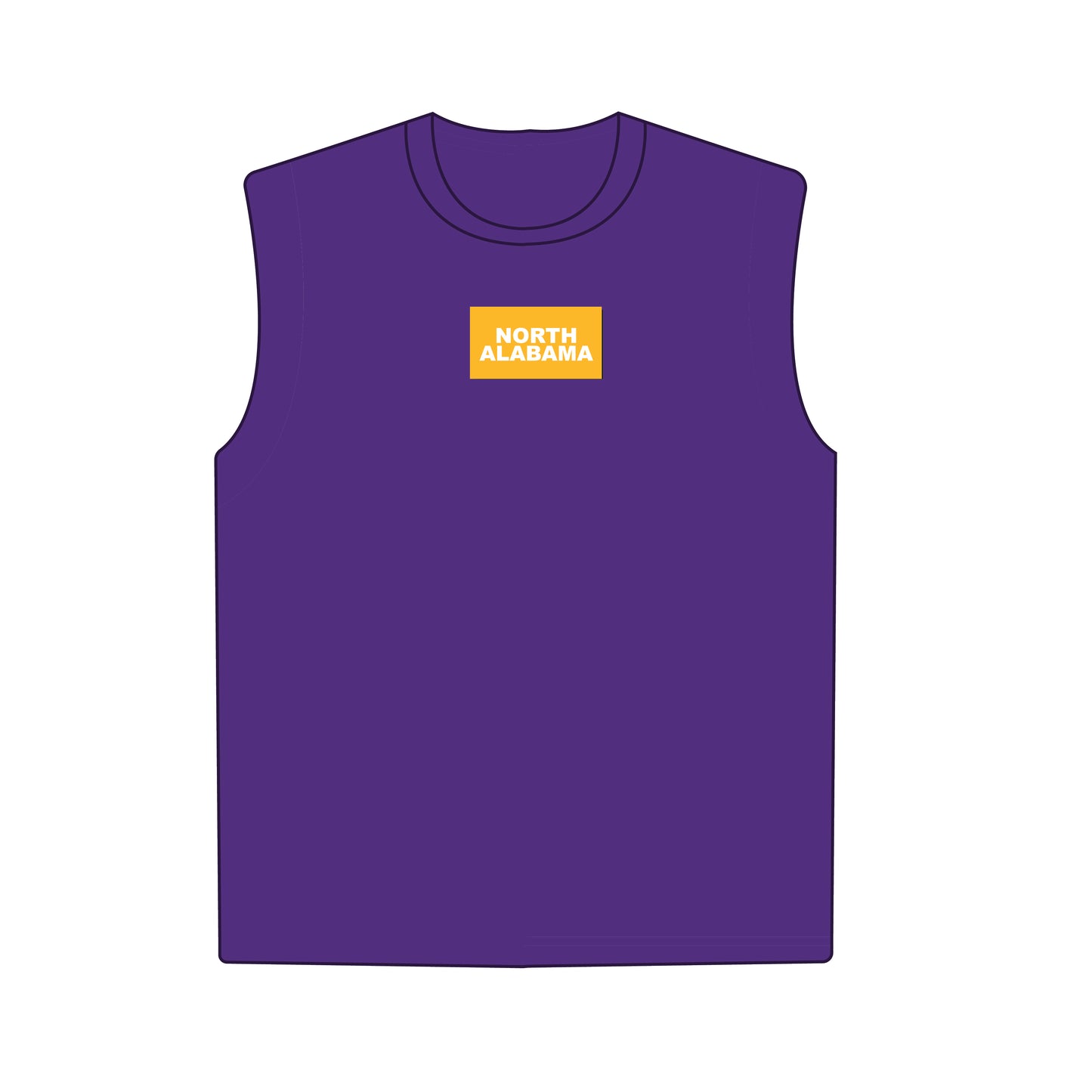 The Anna Active Tank North Alabama Woven Label | Youth Purple
