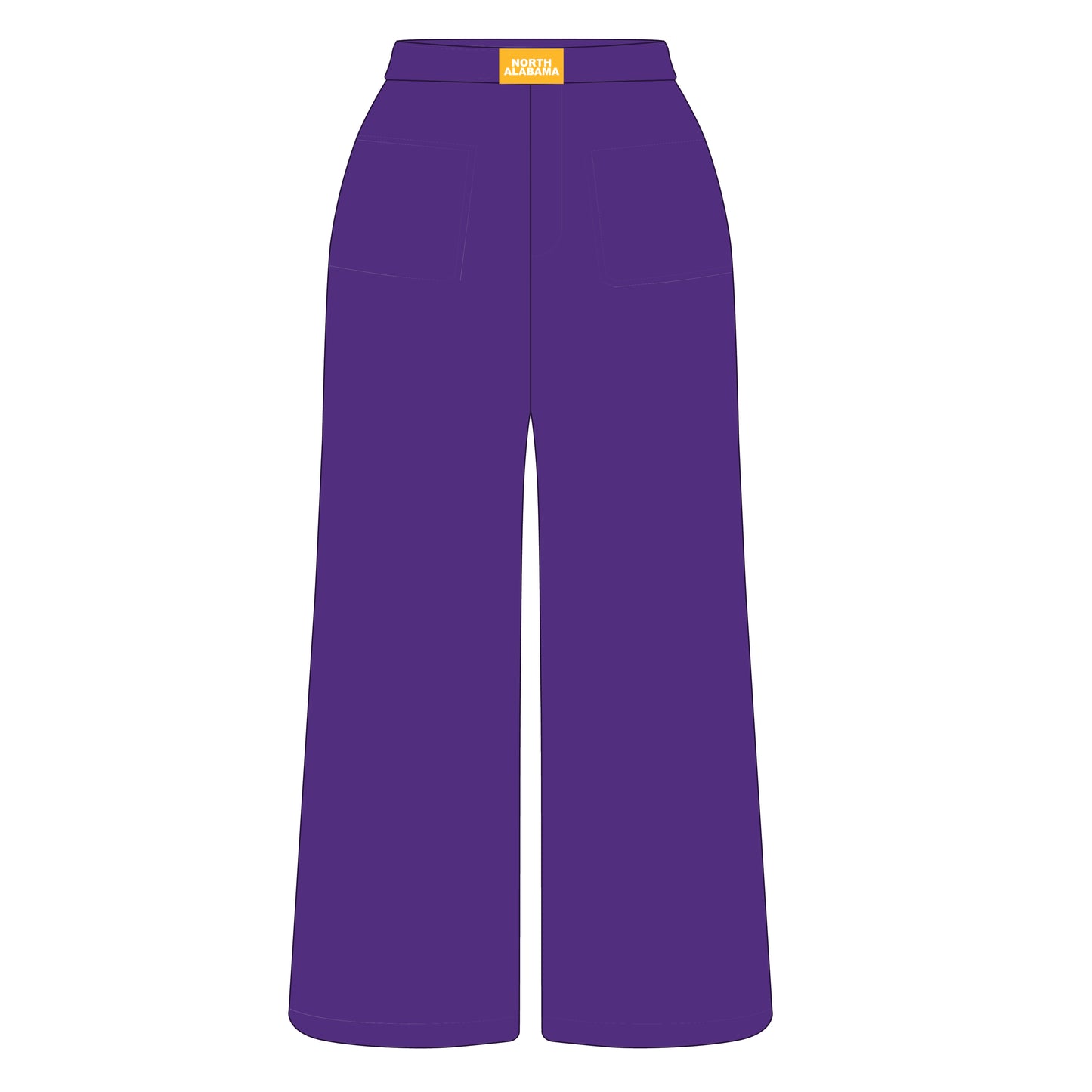 The Ava Airy Pants North Alabama Woven Label | Purple
