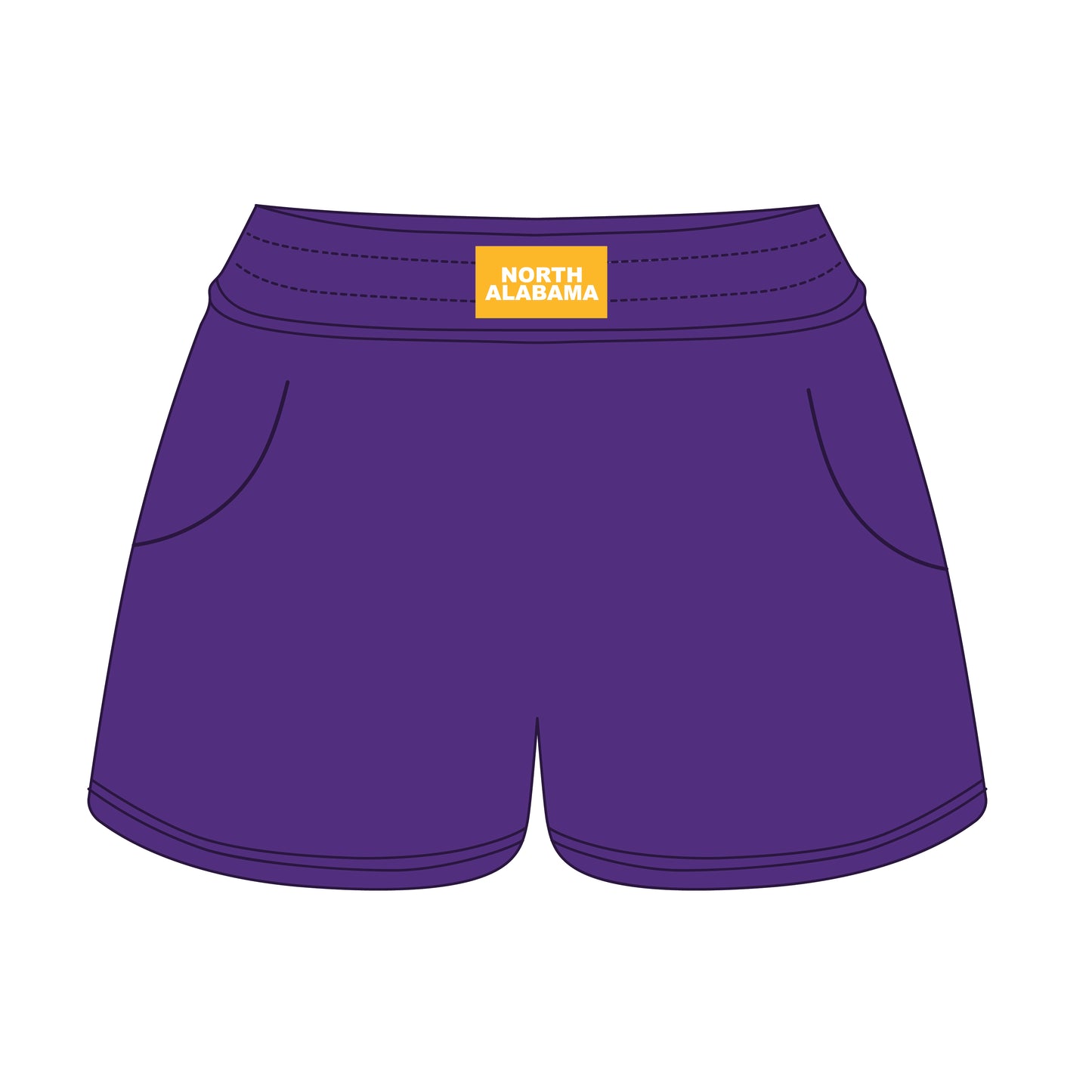The Ava Airy Shorts North Alabama Woven Label | Youth Purple