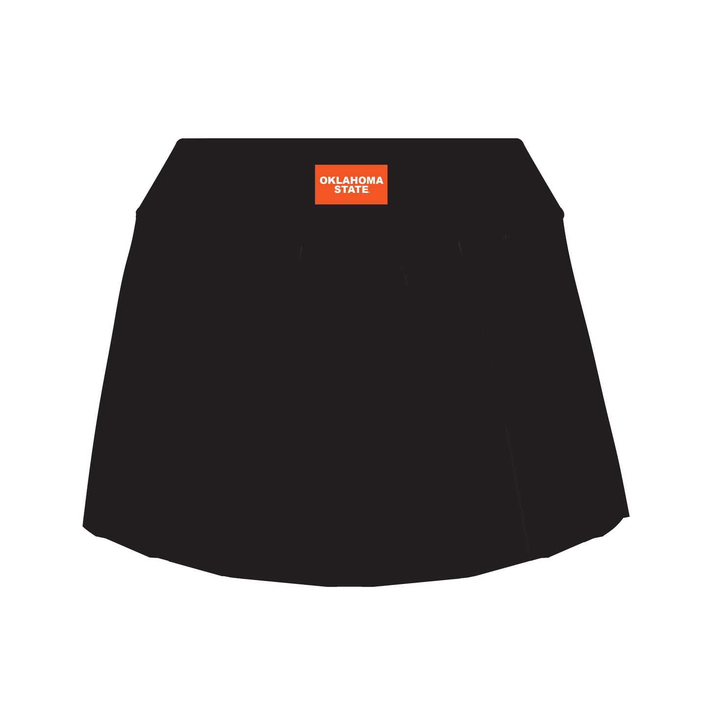 The Alli Tennis Skort Oklahoma State Woven Label | Black