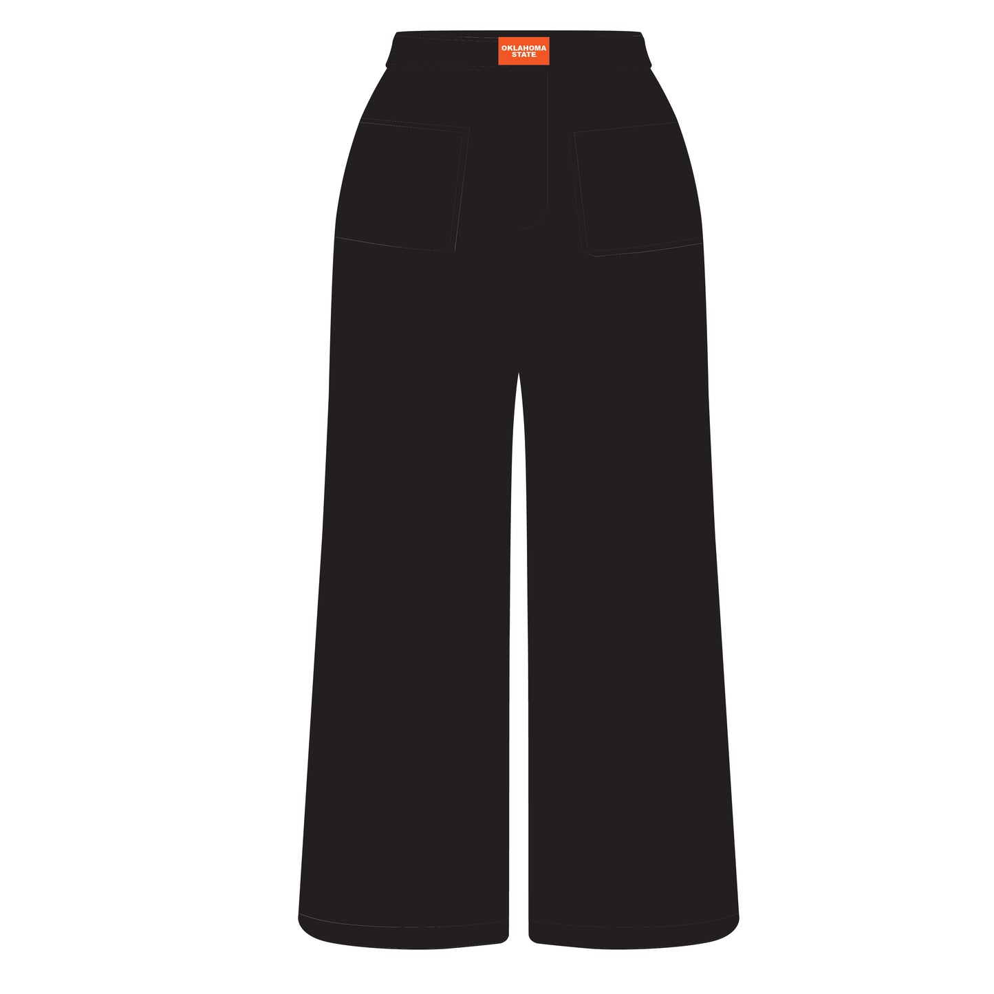 The Ava Airy Pants Oklahoma State Woven Label | Youth Black