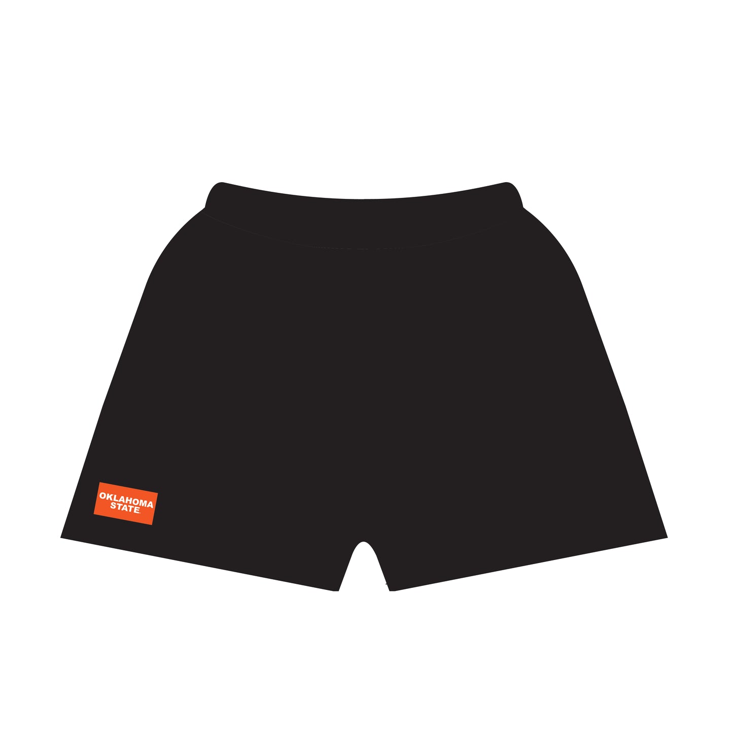 The Becca Shorts Oklahoma State Woven Label | Black